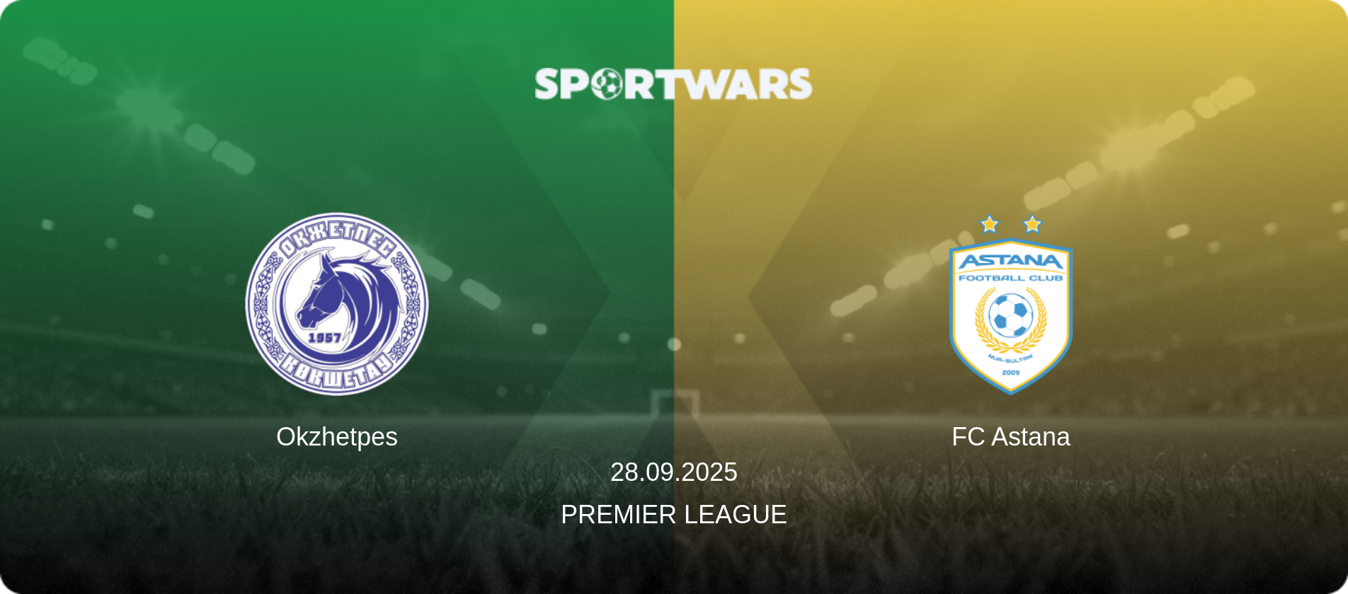 Okzhetpes — FC Astana, 28.09.2025 — Premier League (match preview)