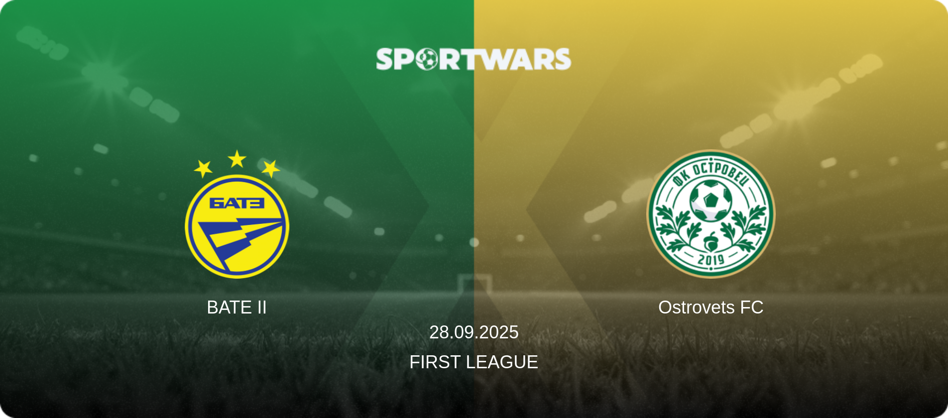 BATE II — Ostrovets FC, 28.09.2025 — First League (match preview)