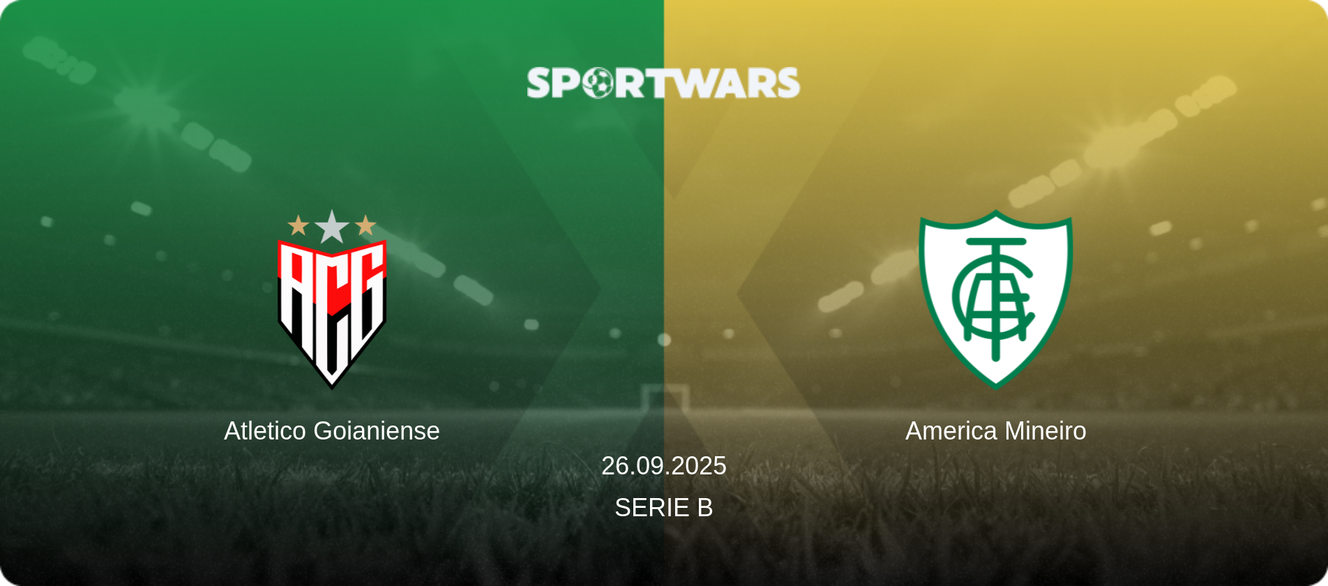 Atletico Goianiense — America Mineiro, 26.09.2025 — Serie B (match preview)