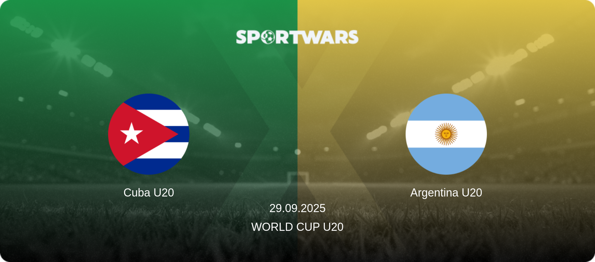 Cuba U20 — Argentina U20, 29.09.2025 — World Cup U20 (match preview)