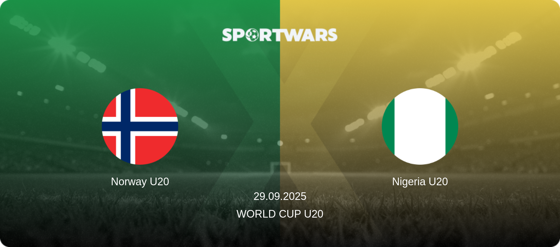 Norway U20 — Nigeria U20, 29.09.2025 — World Cup U20 (match preview)