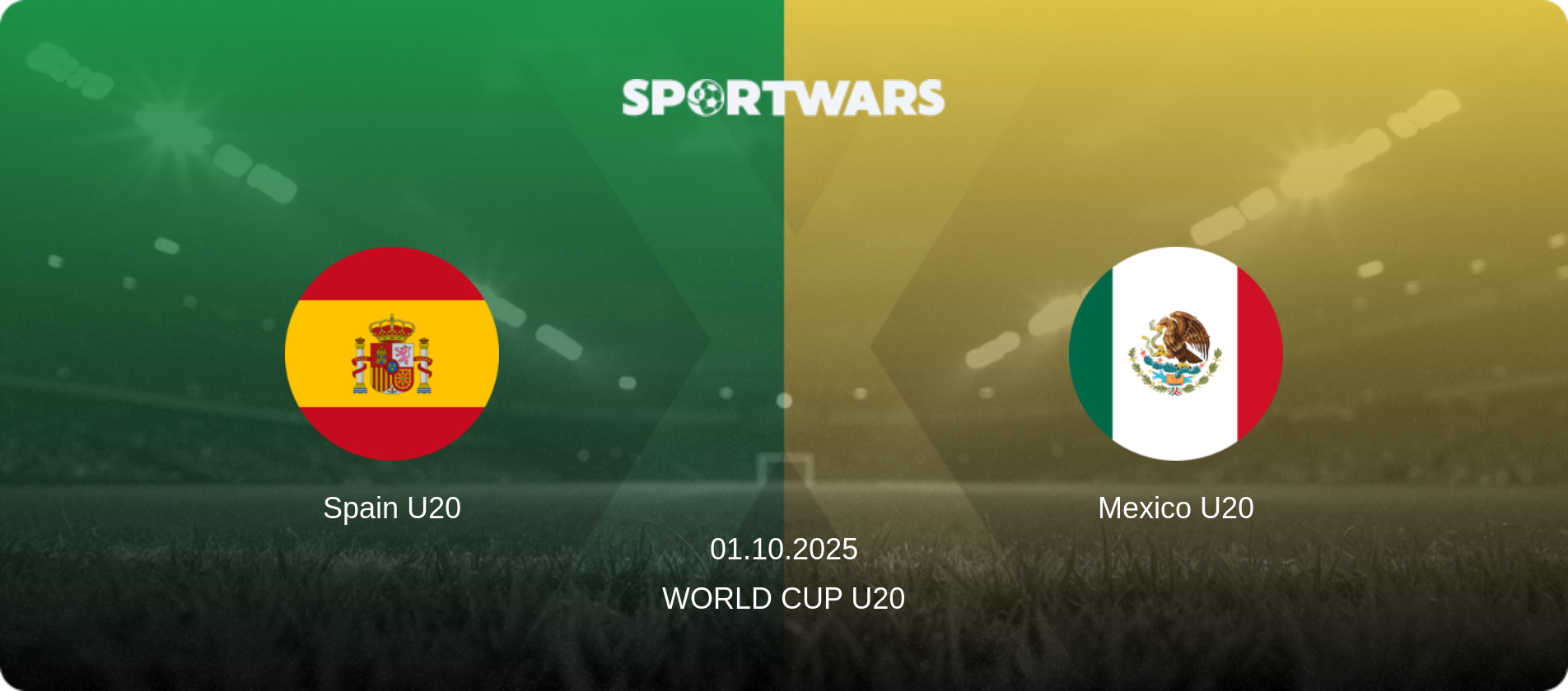 Spain U20 — Mexico U20, 01.10.2025 — World Cup U20 (match preview)