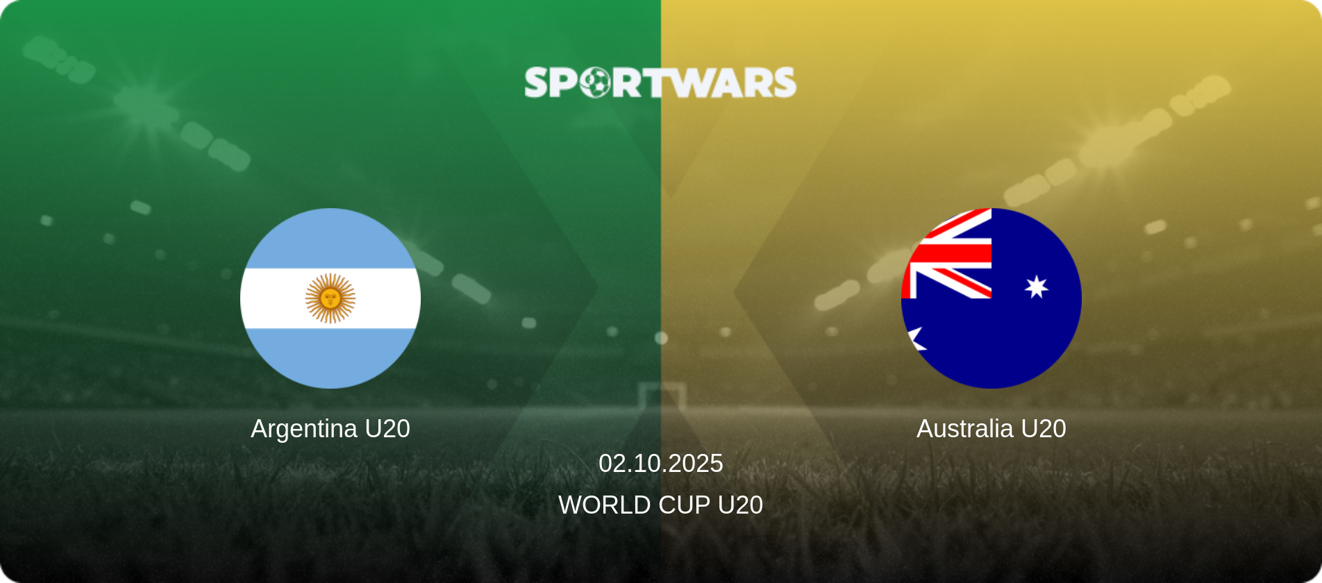 Argentina U20 — Australia U20, 02.10.2025 — World Cup U20 (match preview)