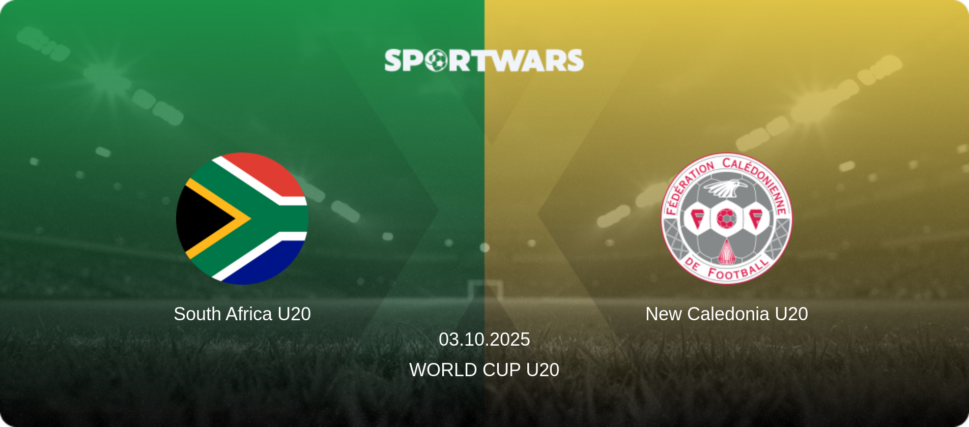 South Africa U20 — New Caledonia U20, 03.10.2025 — World Cup U20 (match preview)