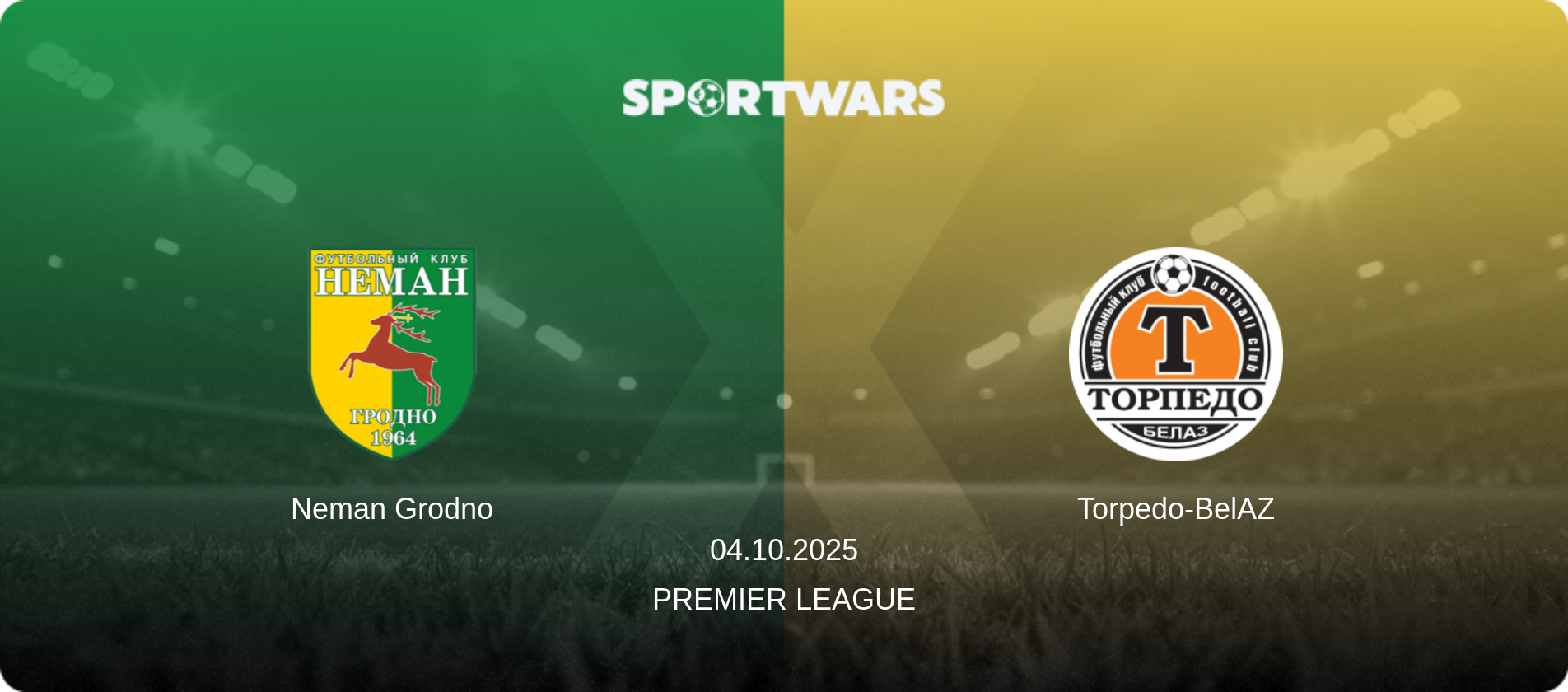 Neman Grodno — Torpedo-BelAZ, 04.10.2025 — Premier League (match preview)