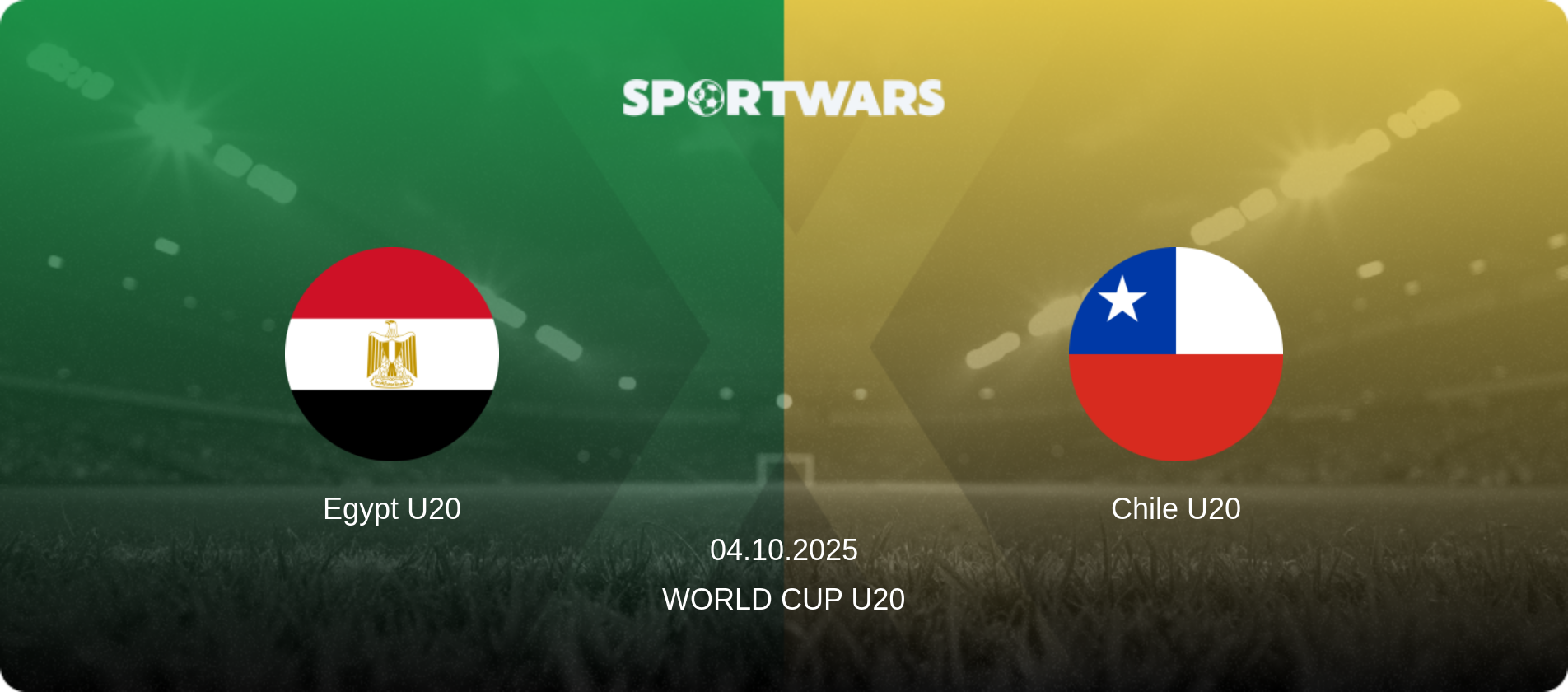Egypt U20 — Chile U20, 04.10.2025 — World Cup U20 (match preview)