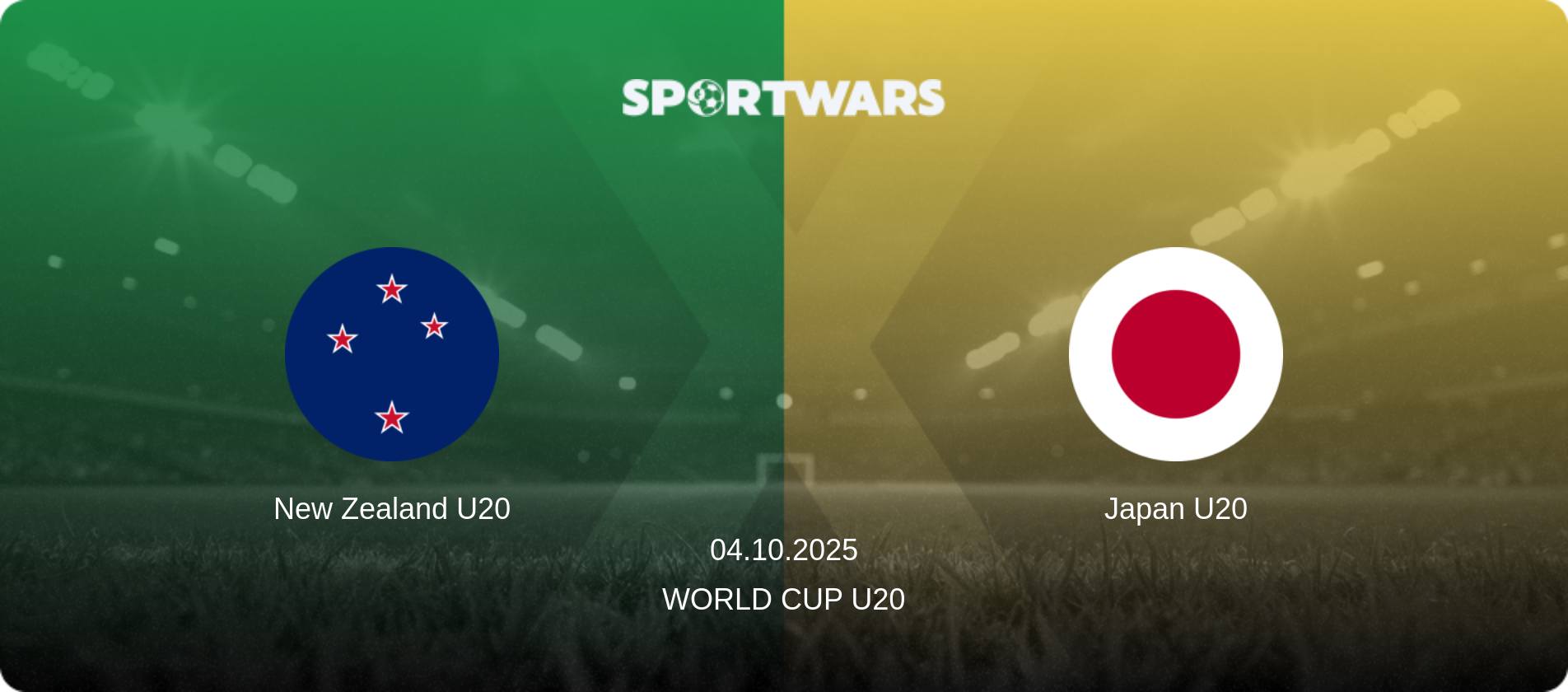 New Zealand U20 — Japan U20, 04.10.2025 — World Cup U20 (match preview)