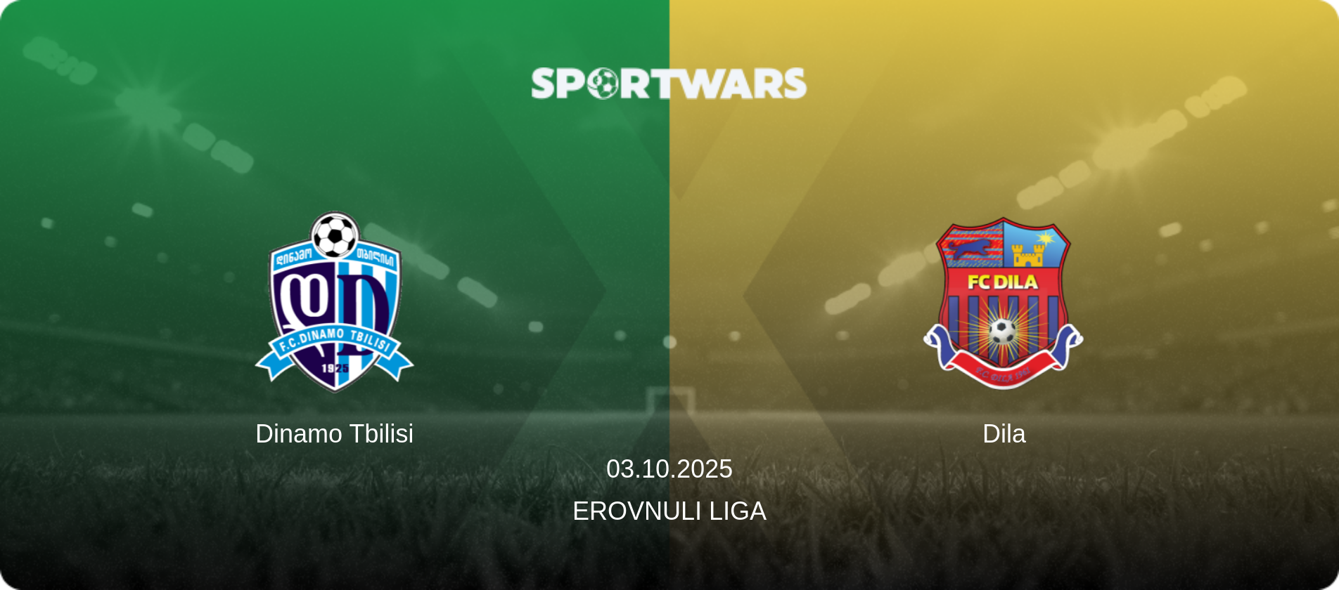 Dinamo Tbilisi — Dila, 03.10.2025 — Erovnuli Liga (match preview)