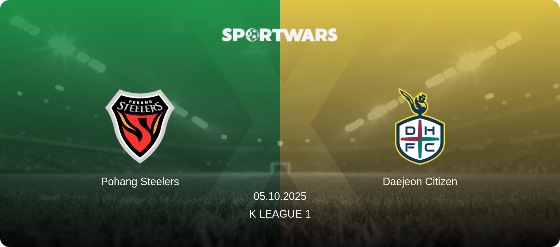 Pohang Steelers — Daejeon Citizen, 05.10.2025 — K League 1 (match preview)