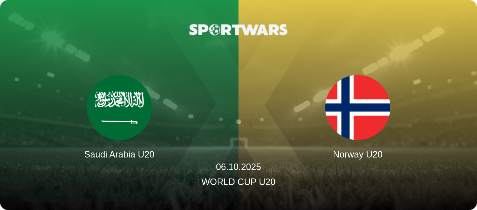 Saudi Arabia U20 — Norway U20, 06.10.2025 — World Cup U20 (match preview)