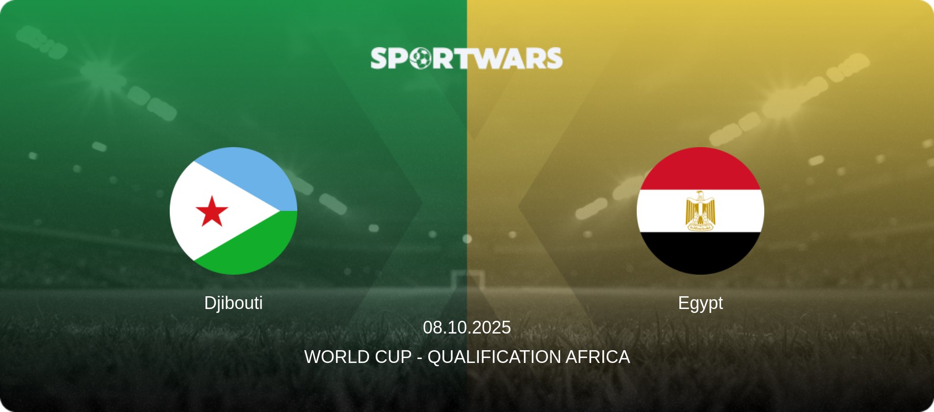 Djibouti — Egypt, 08.10.2025 — World Cup - Qualification Africa (match preview)