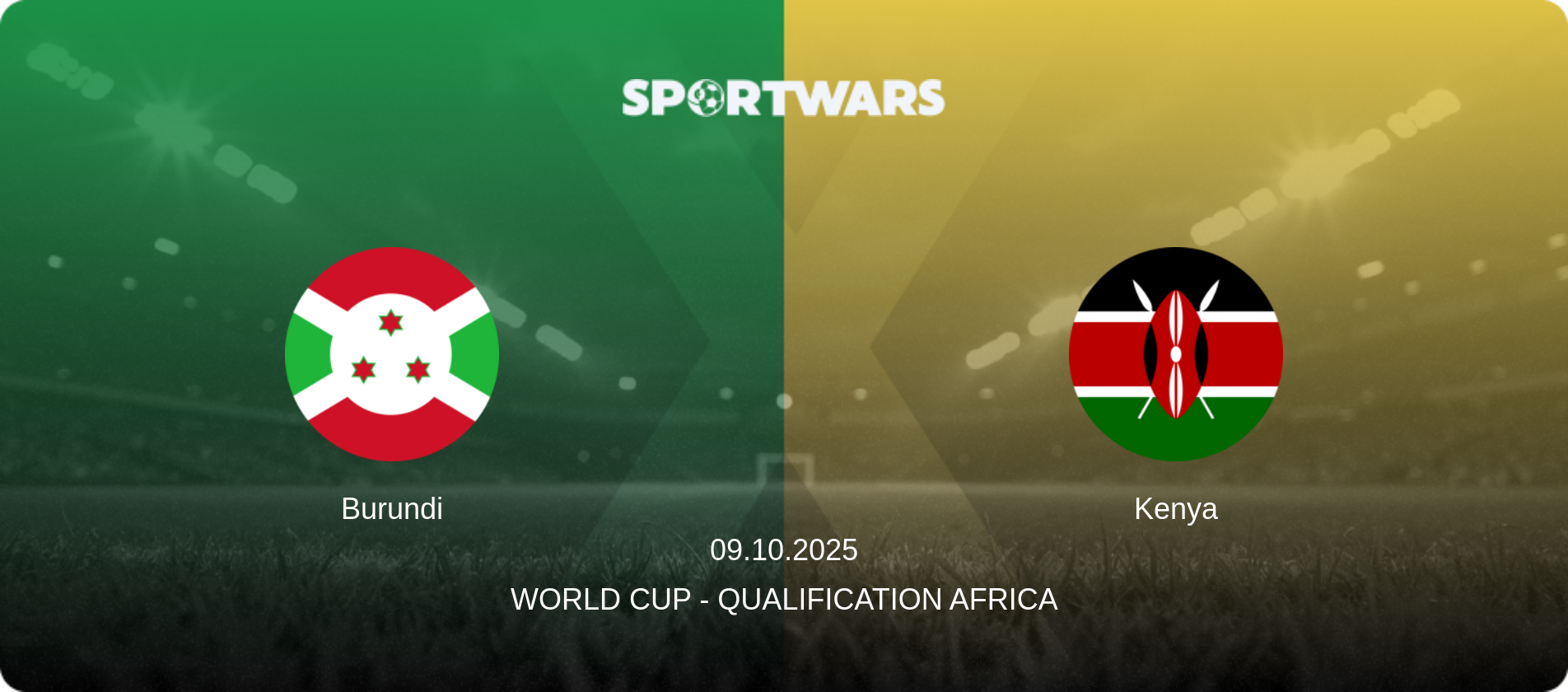 Burundi — Kenya, 09.10.2025 — World Cup - Qualification Africa (match preview)