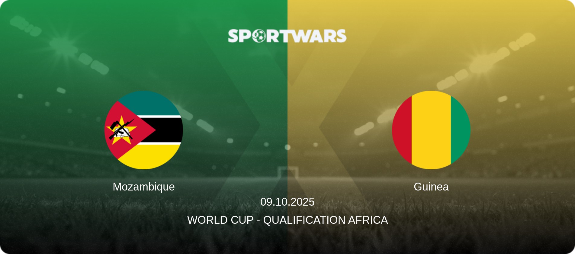 Mozambique — Guinea, 09.10.2025 — World Cup - Qualification Africa (match preview)