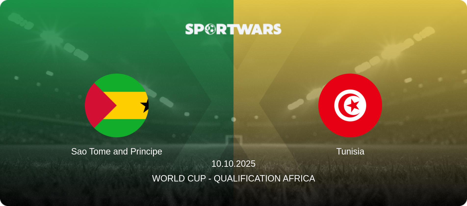 Sao Tome and Principe — Tunisia, 10.10.2025 — World Cup - Qualification Africa (match preview)