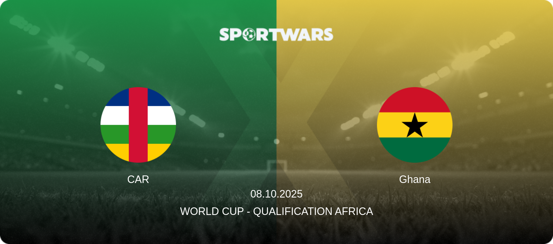 CAR — Ghana, 08.10.2025 — World Cup - Qualification Africa (match preview)