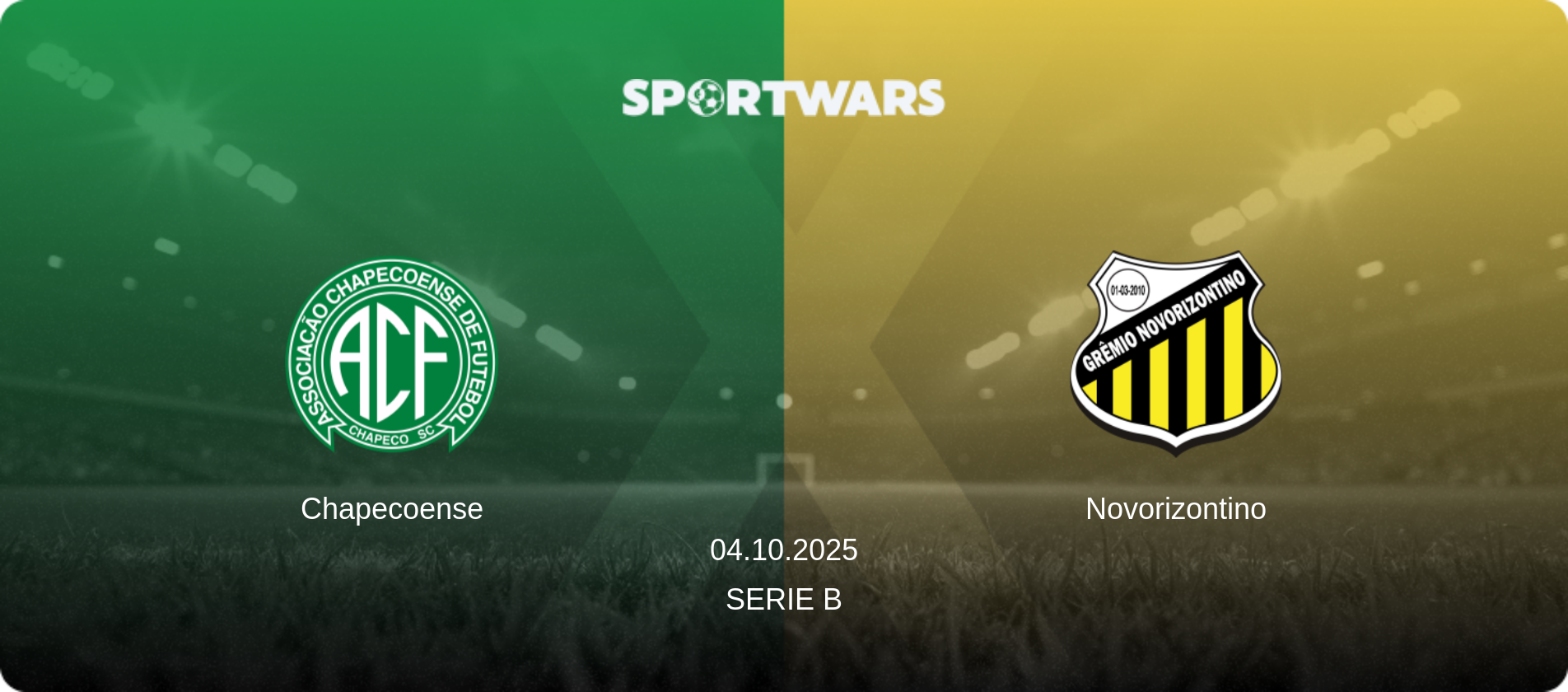 Chapecoense — Novorizontino, 04.10.2025 — Serie B (match preview)