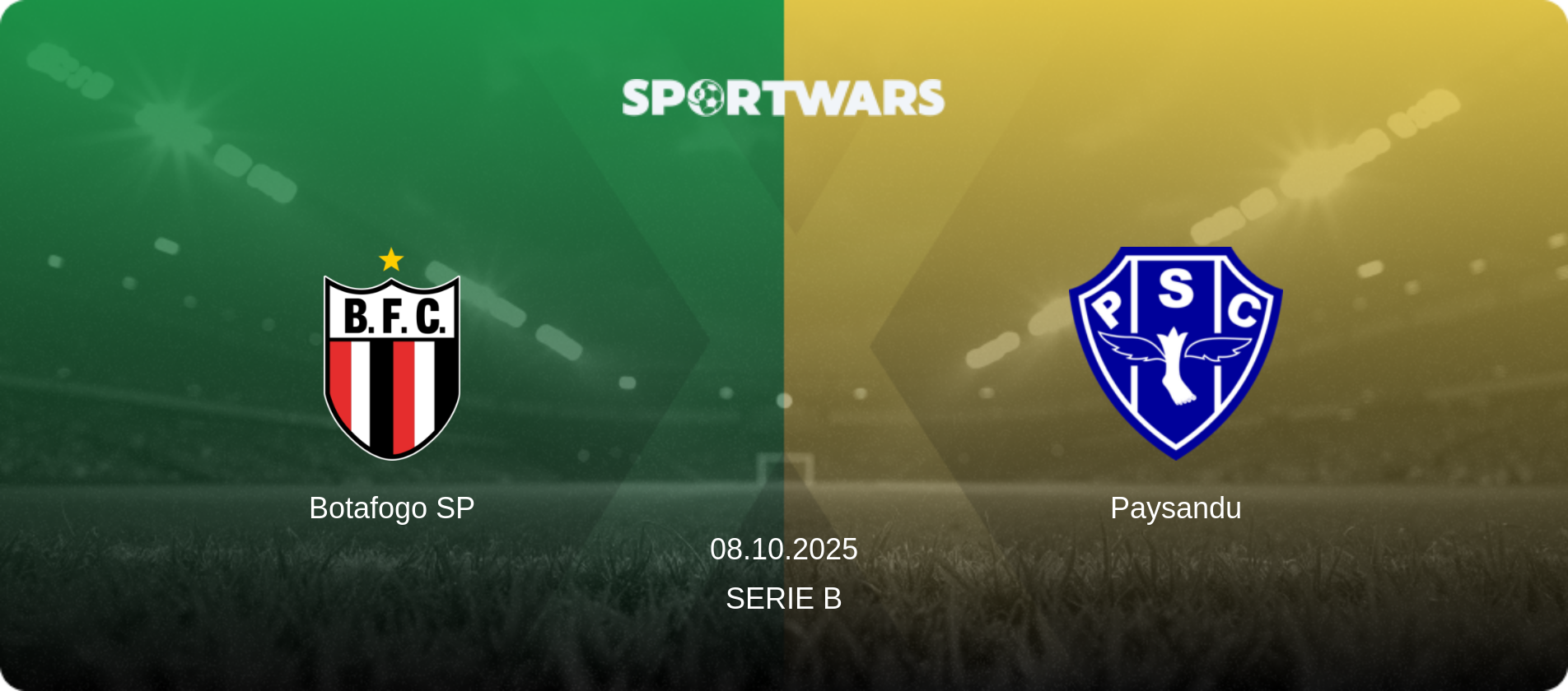 Botafogo SP — Paysandu, 08.10.2025 — Serie B (match preview)