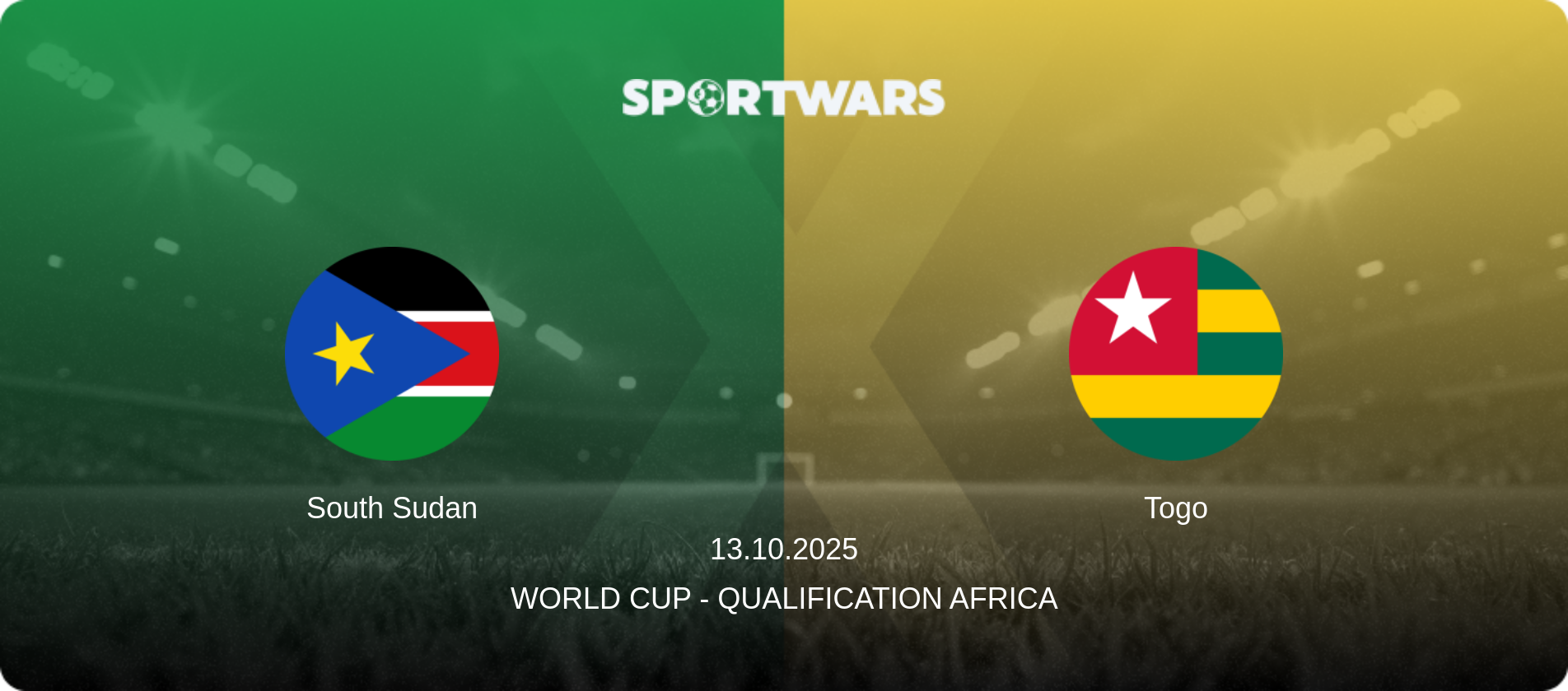 South Sudan — Togo, 13.10.2025 — World Cup - Qualification Africa (match preview)