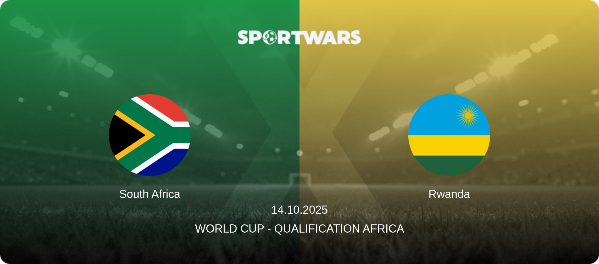 South Africa — Rwanda, 14.10.2025 — World Cup - Qualification Africa (match preview)