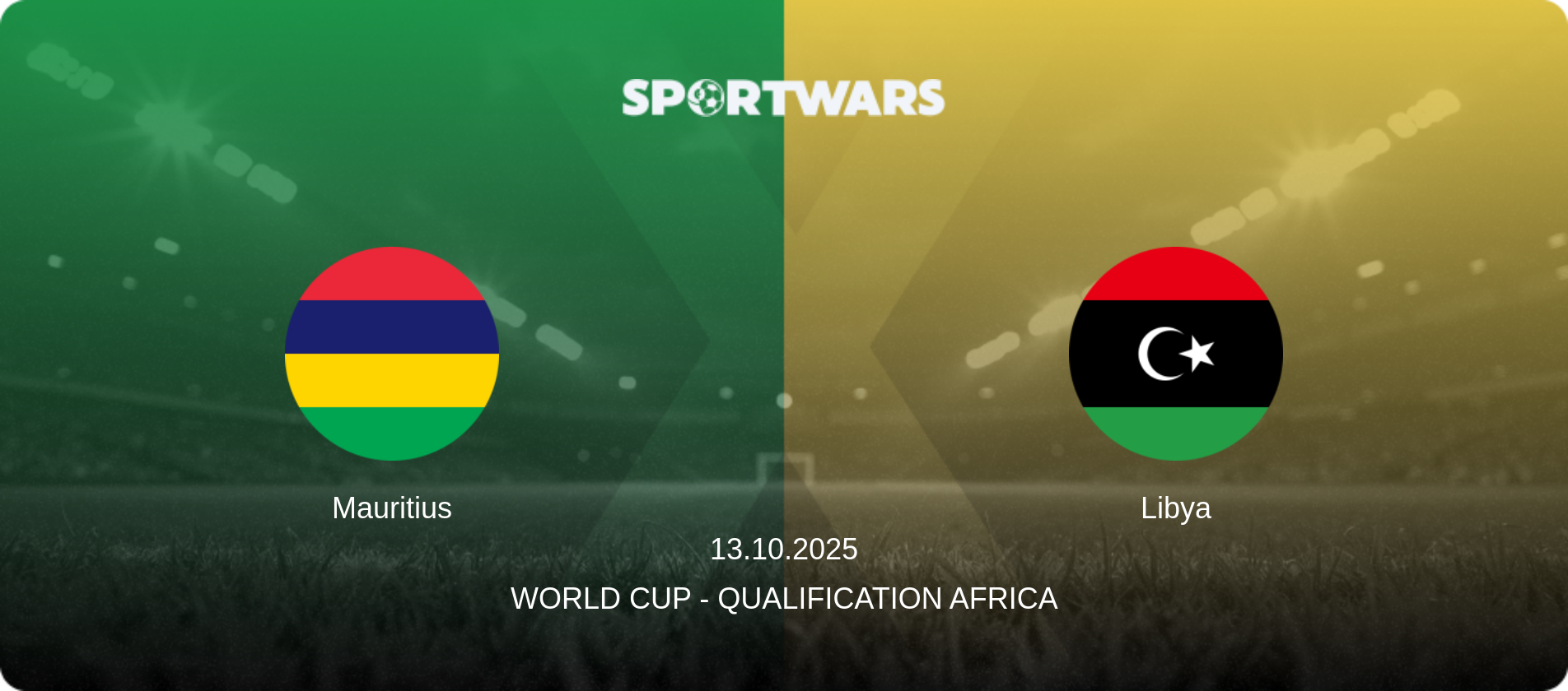 Mauritius — Libya, 13.10.2025 — World Cup - Qualification Africa (match preview)