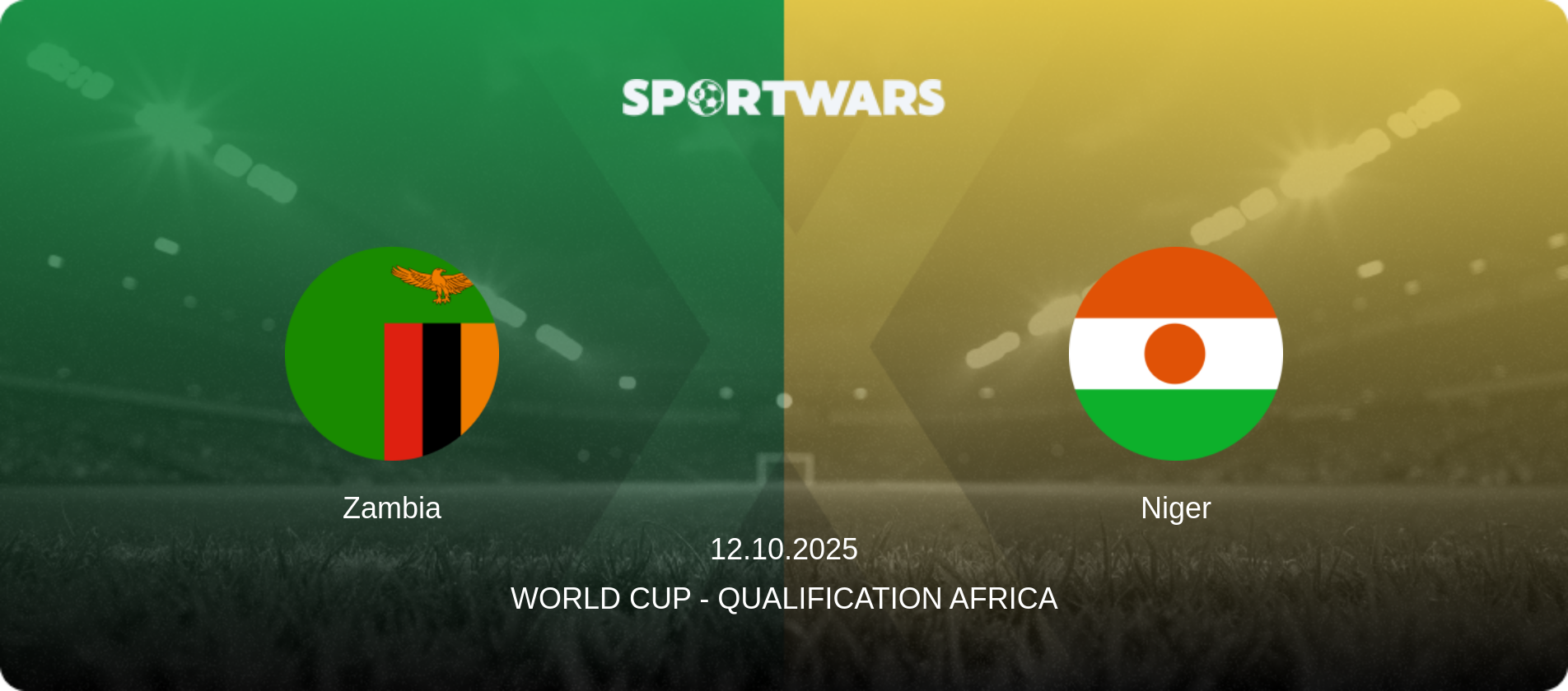 Zambia — Niger, 12.10.2025 — World Cup - Qualification Africa (match preview)