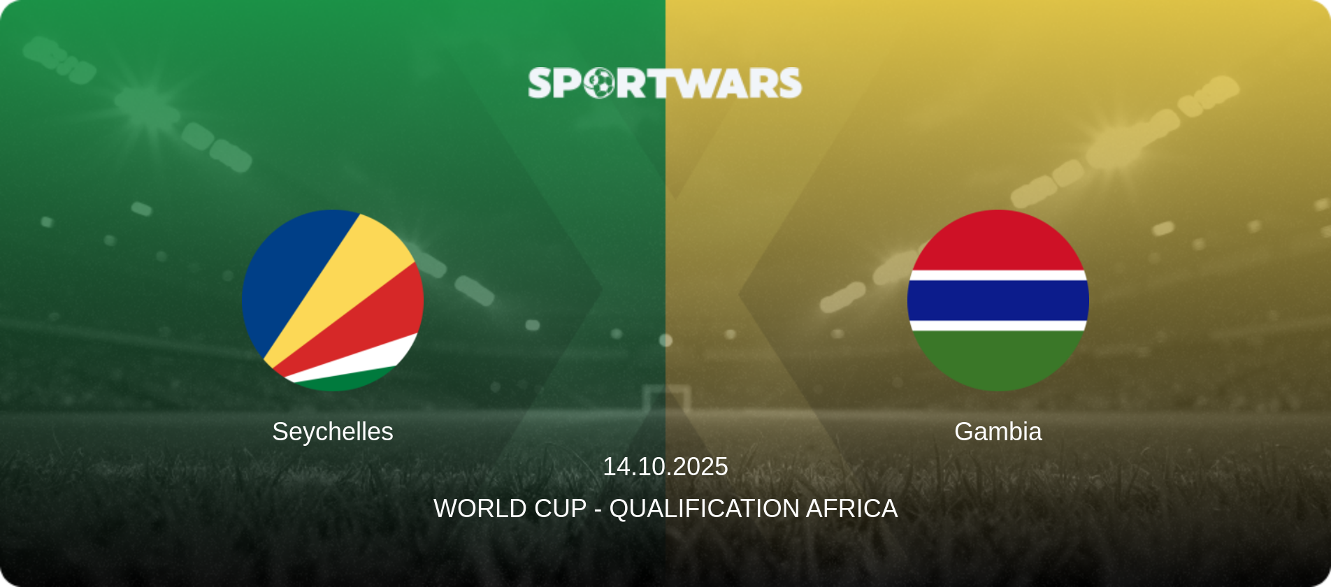 Seychelles — Gambia, 14.10.2025 — World Cup - Qualification Africa (match preview)