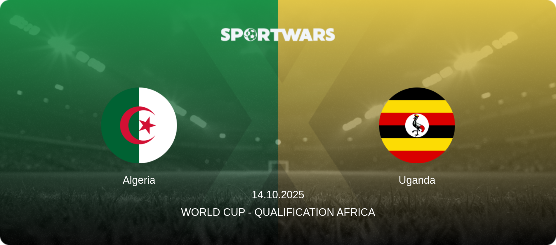 Algeria — Uganda, 14.10.2025 — World Cup - Qualification Africa (match preview)
