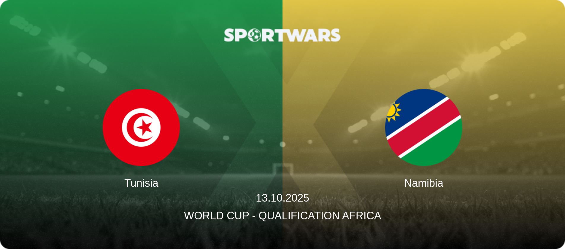 Tunisia — Namibia, 13.10.2025 — World Cup - Qualification Africa (match preview)