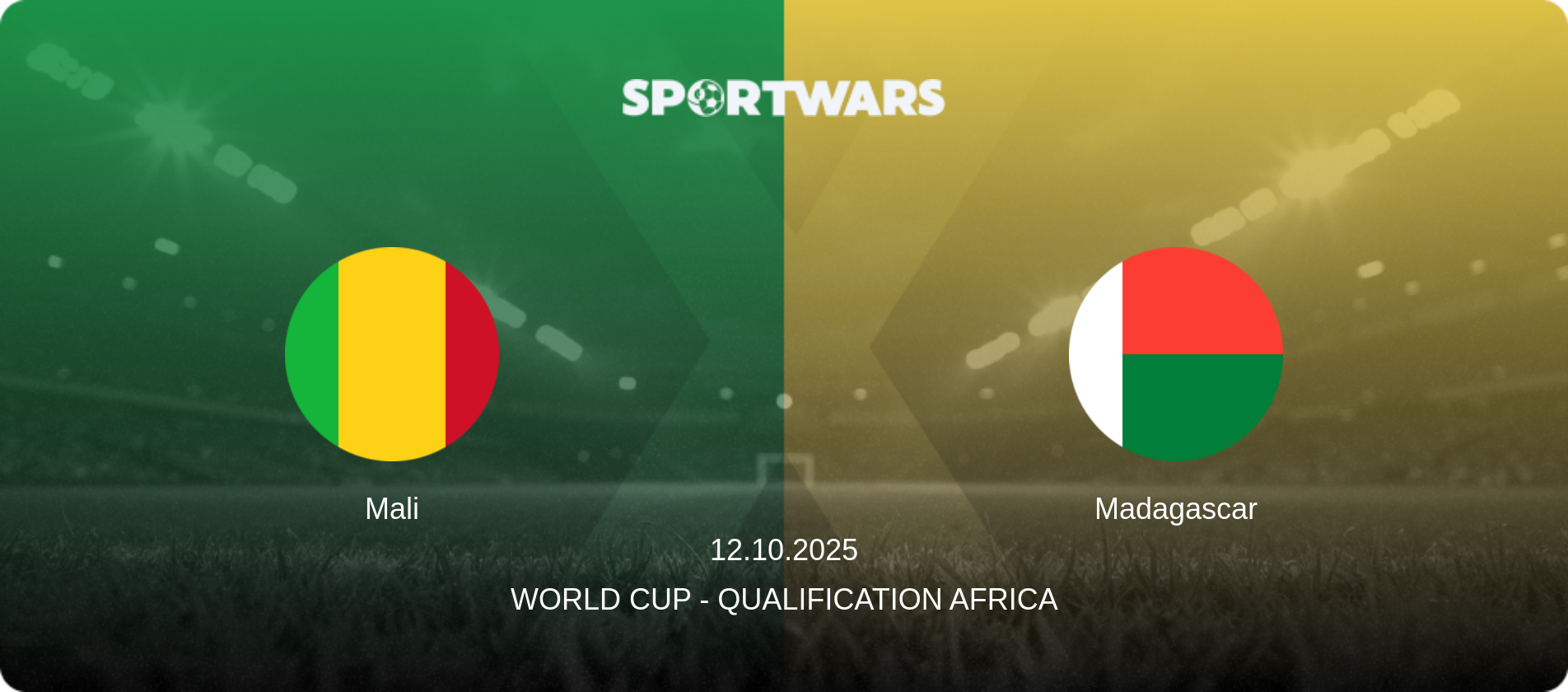 Mali — Madagascar, 12.10.2025 — World Cup - Qualification Africa (match preview)