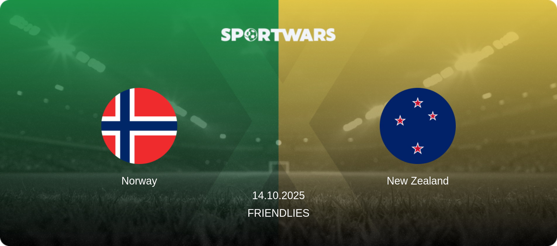 Norway — New Zealand, 14.10.2025 — Friendlies (match preview)