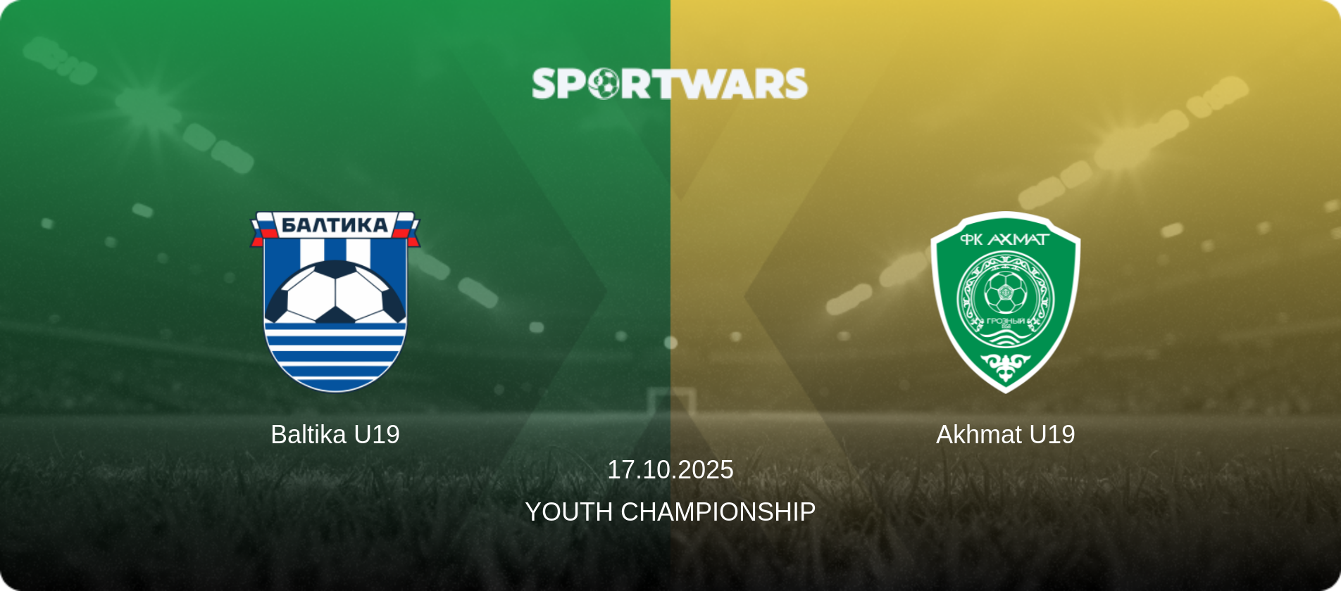 Baltika U19 — Akhmat U19, 17.10.2025 — Youth Championship (match preview)