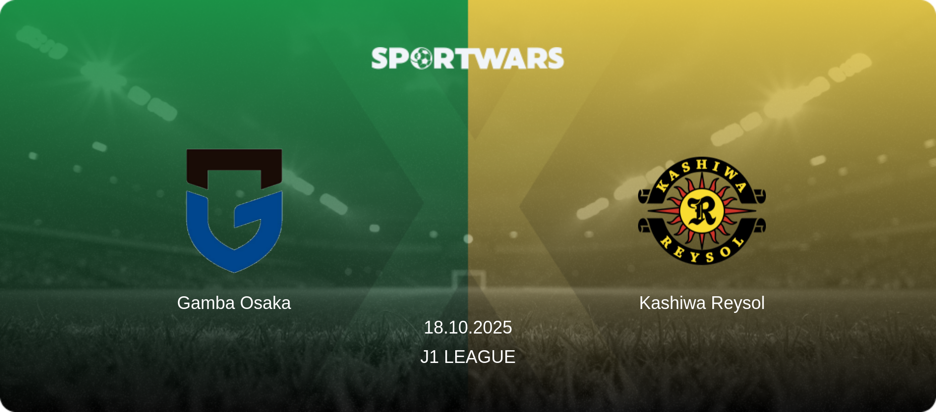 Gamba Osaka — Kashiwa Reysol, 18.10.2025 — J1 League (match preview)