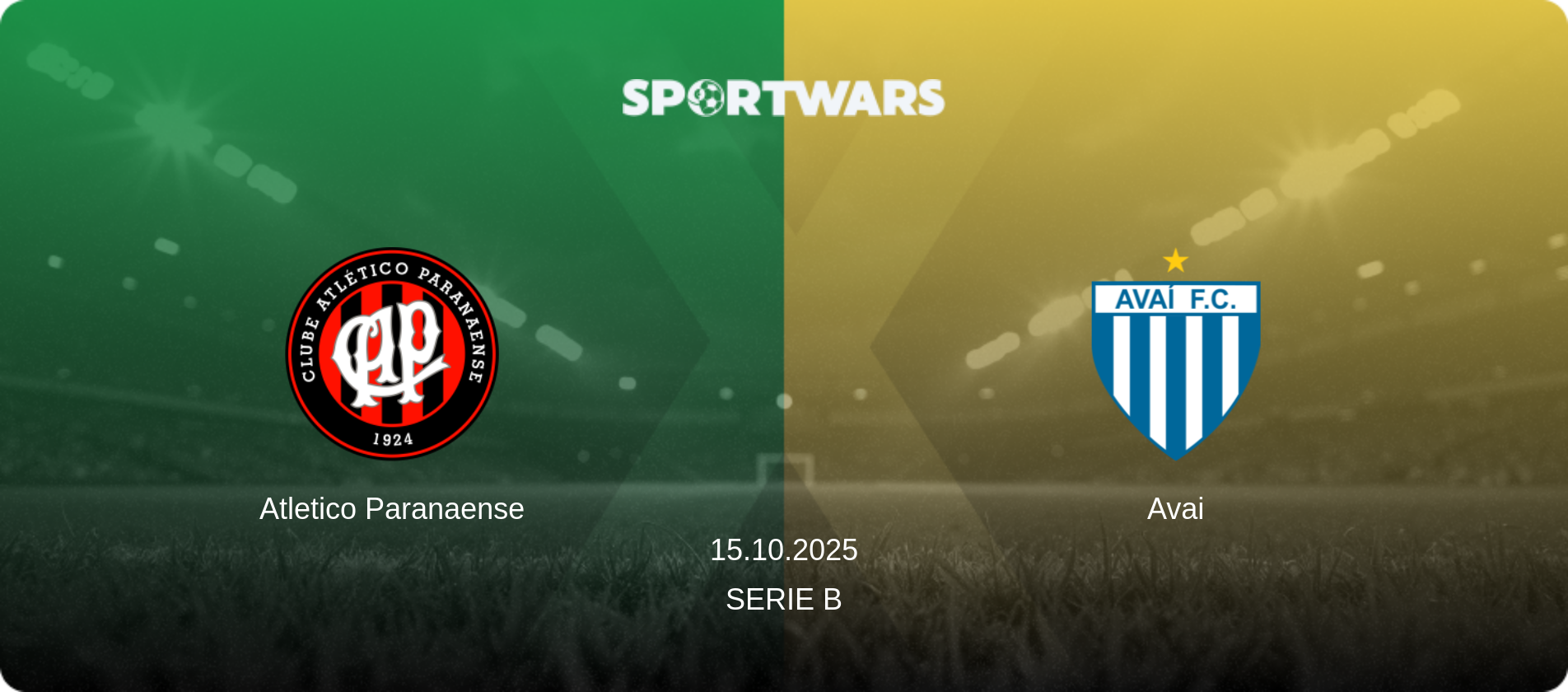 Atletico Paranaense — Avai, 15.10.2025 — Serie B (match preview)