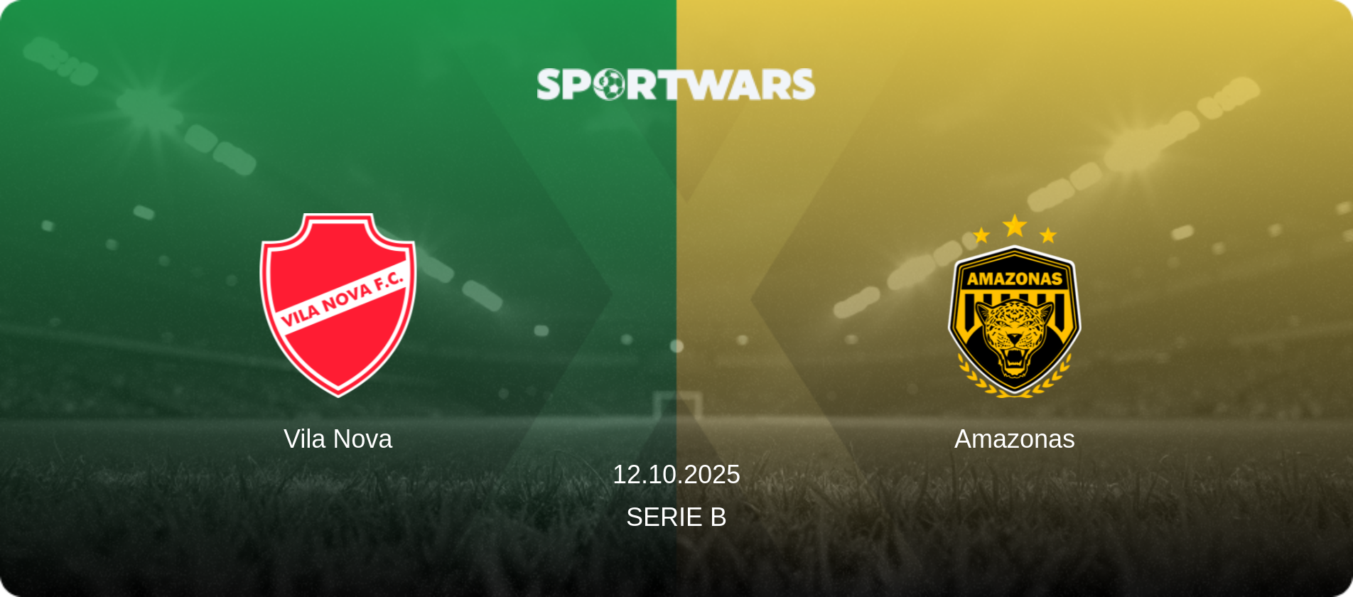 Vila Nova — Amazonas, 12.10.2025 — Serie B (match preview)