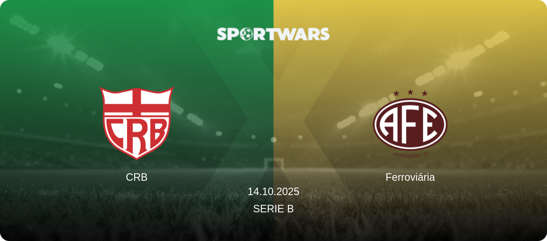 CRB — Ferroviária, 14.10.2025 — Serie B (match preview)