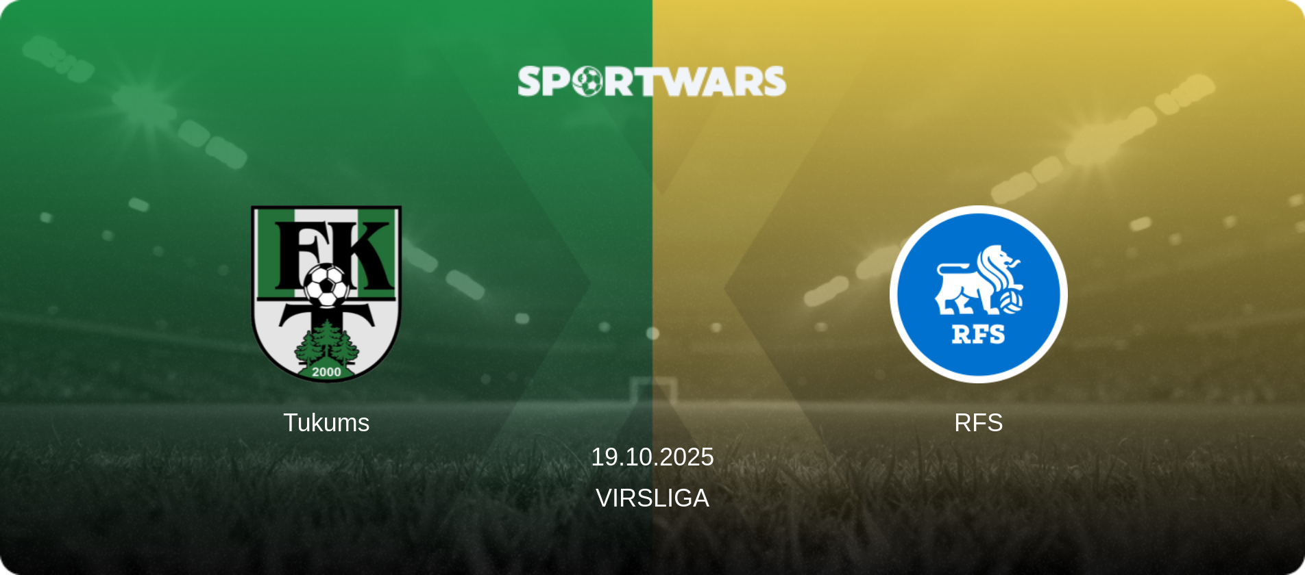 Tukums — RFS, 19.10.2025 — Virsliga (match preview)