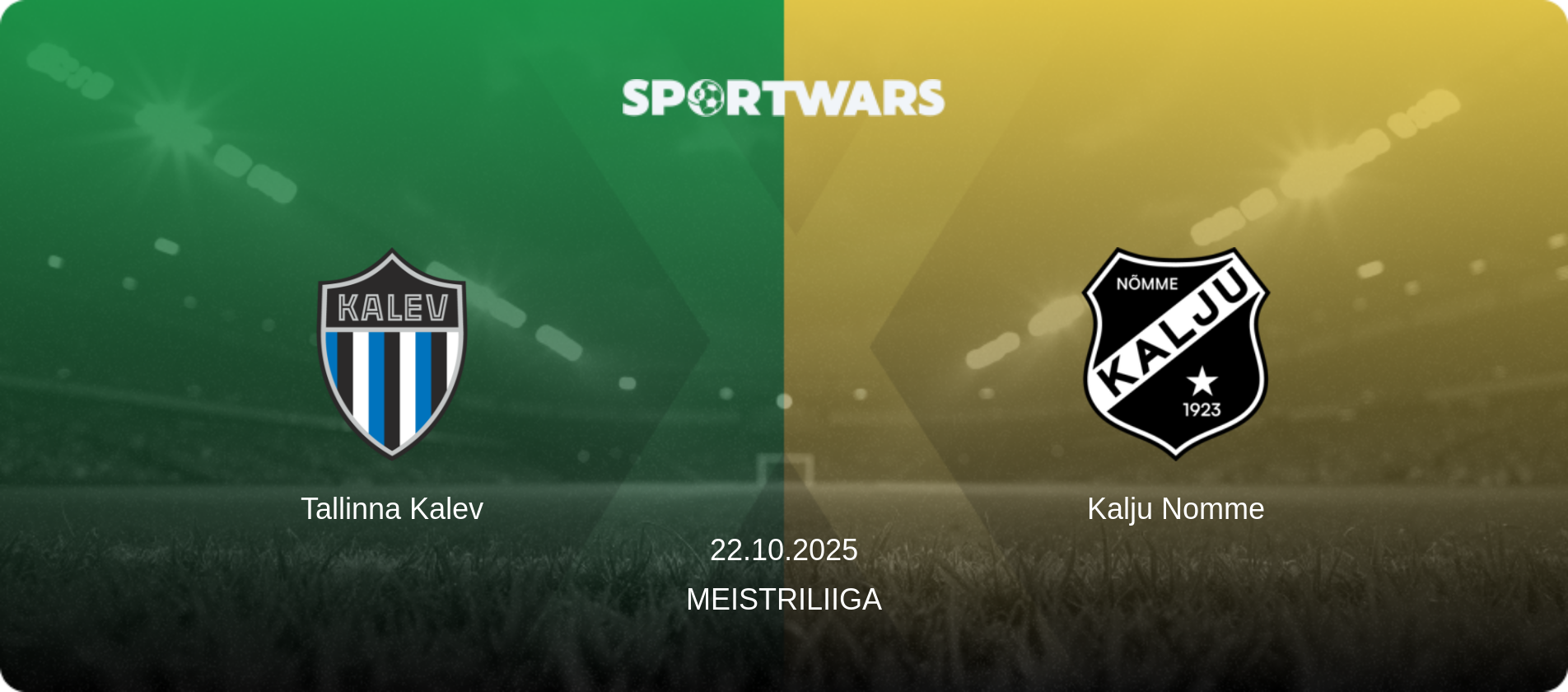 Tallinna Kalev — Kalju Nomme, 22.10.2025 — Meistriliiga (match preview)
