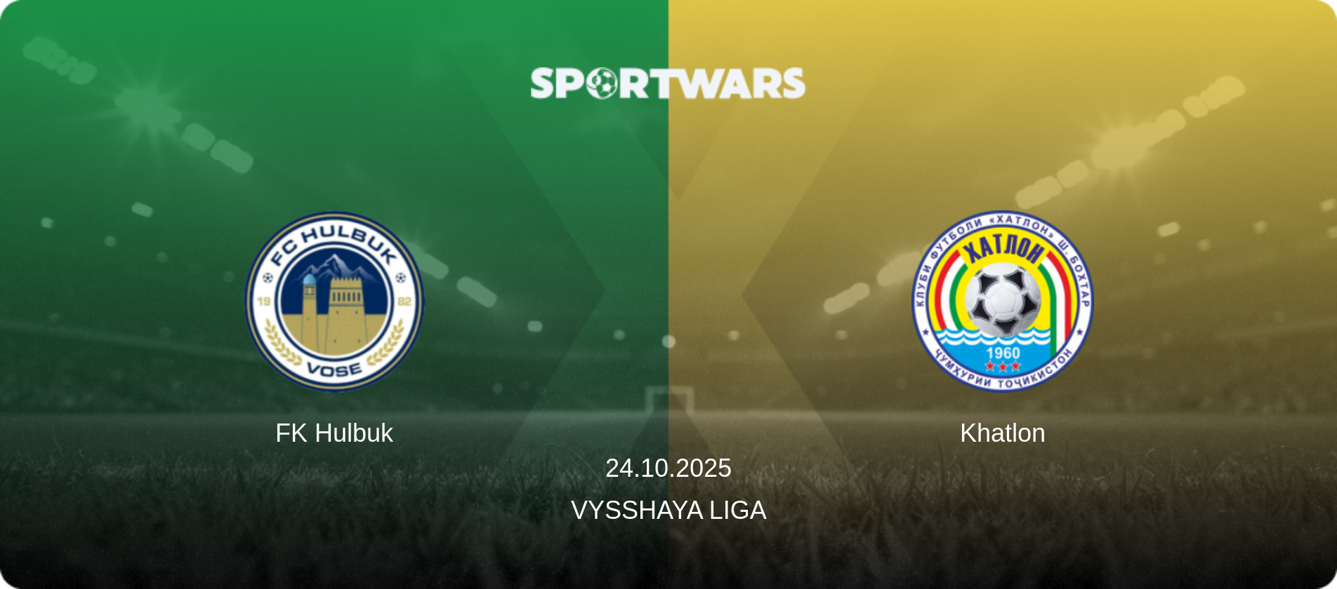 FK Hulbuk — Khatlon, 24.10.2025 — Vysshaya Liga (match preview)