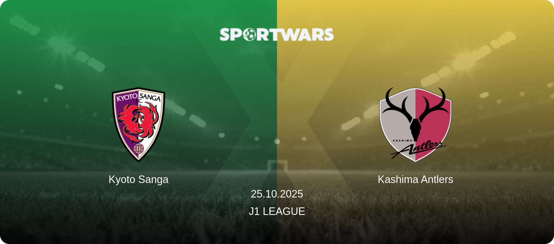 Kyoto Sanga — Kashima Antlers, 25.10.2025 — J1 League (match preview)