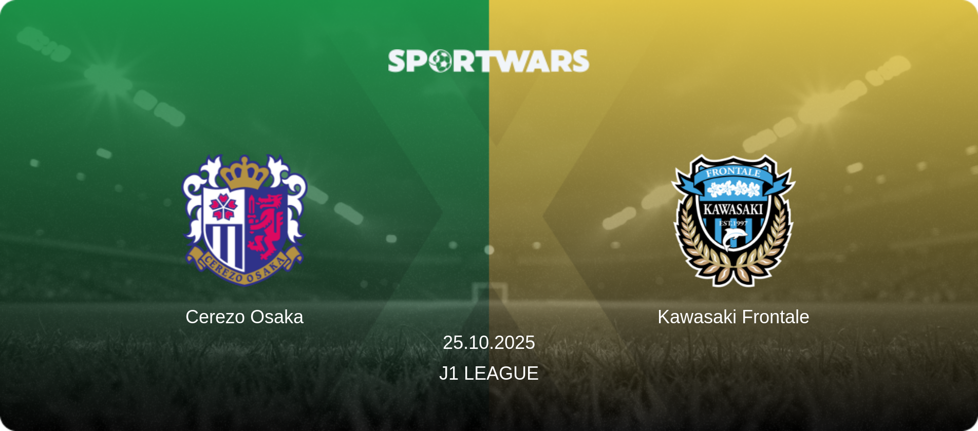 Cerezo Osaka — Kawasaki Frontale, 25.10.2025 — J1 League (match preview)