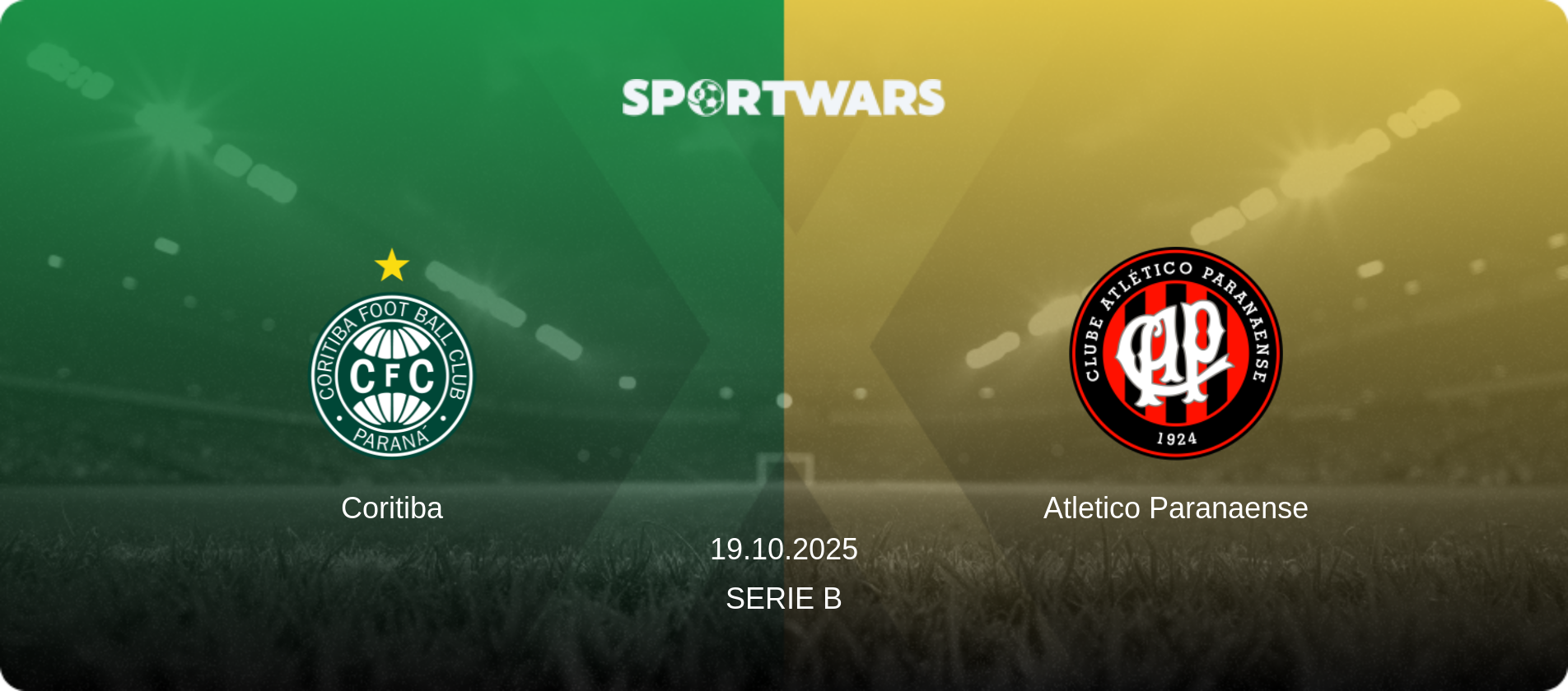 Coritiba — Atletico Paranaense, 19.10.2025 — Serie B (match preview)