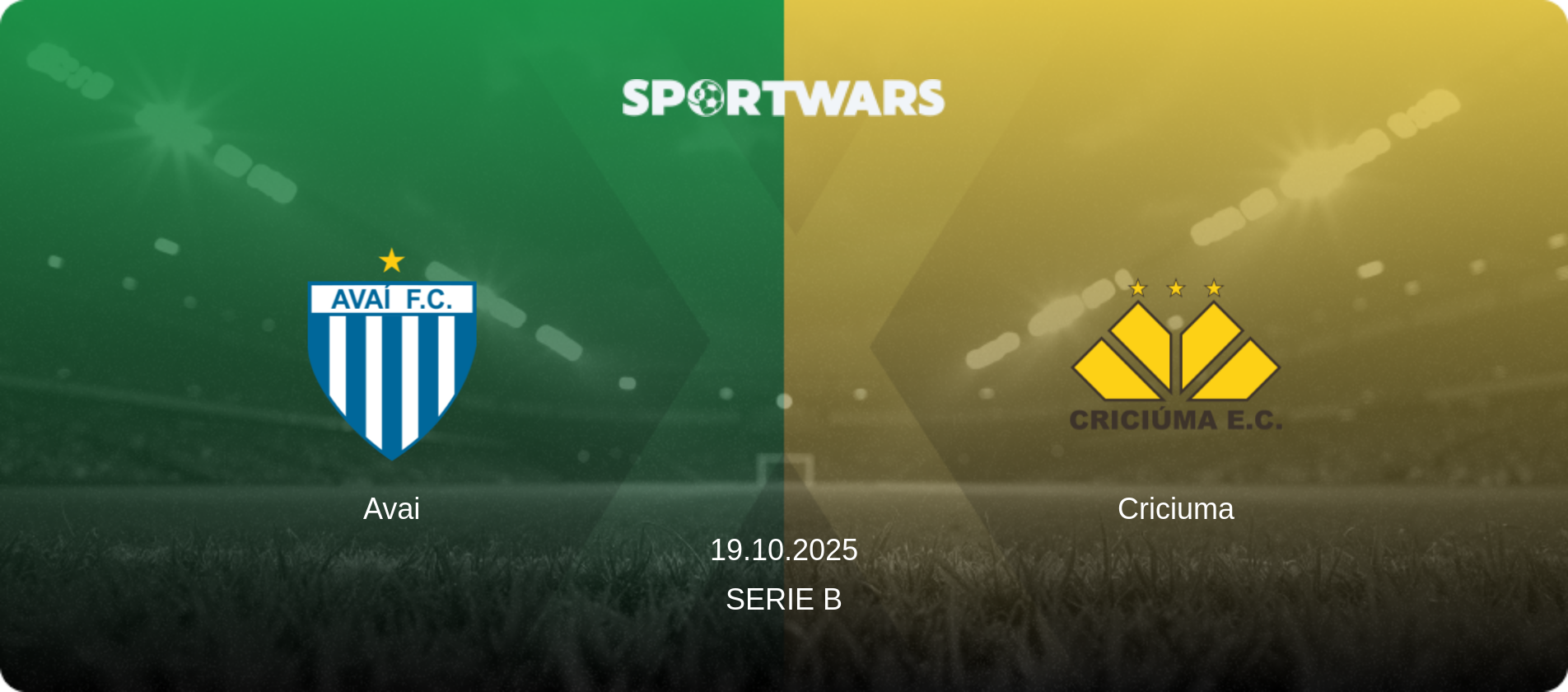 Avai — Criciuma, 19.10.2025 — Serie B (match preview)