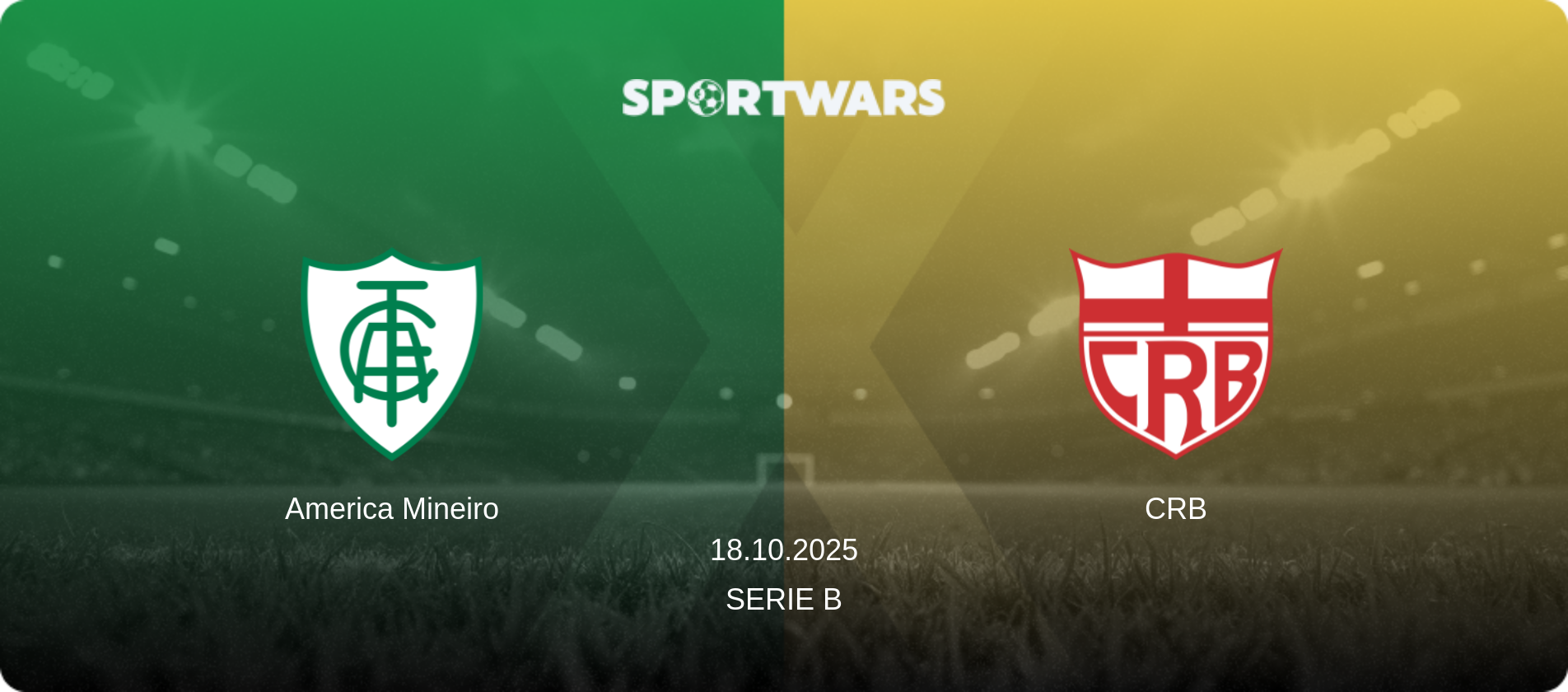 America Mineiro — CRB, 18.10.2025 — Serie B (match preview)