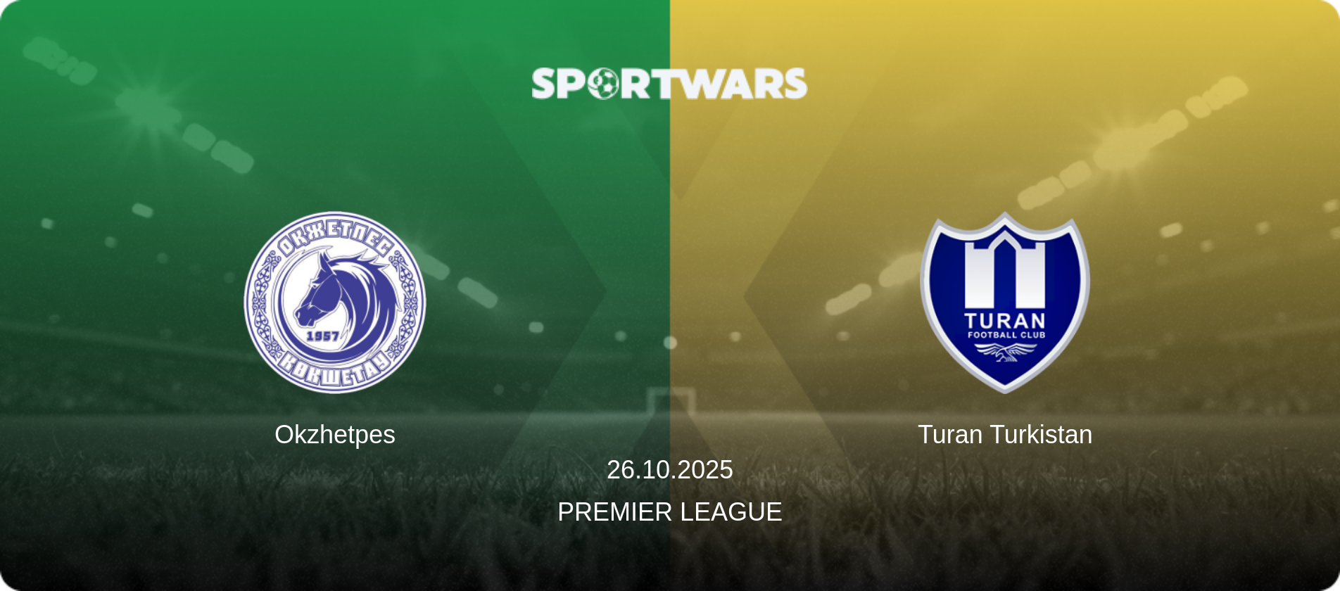 Okzhetpes — Turan Turkistan, 26.10.2025 — Premier League (match preview)