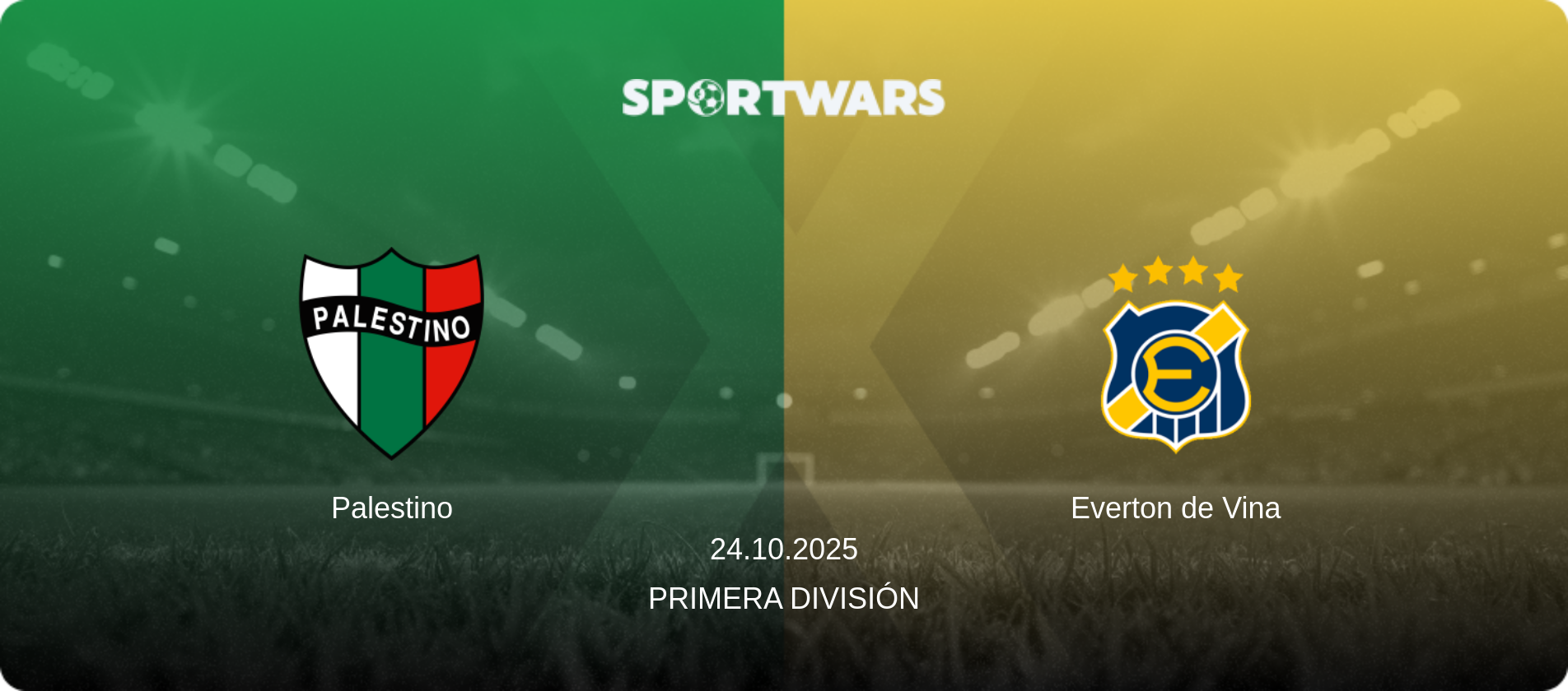 Palestino — Everton de Vina, 24.10.2025 — Primera División (match preview)