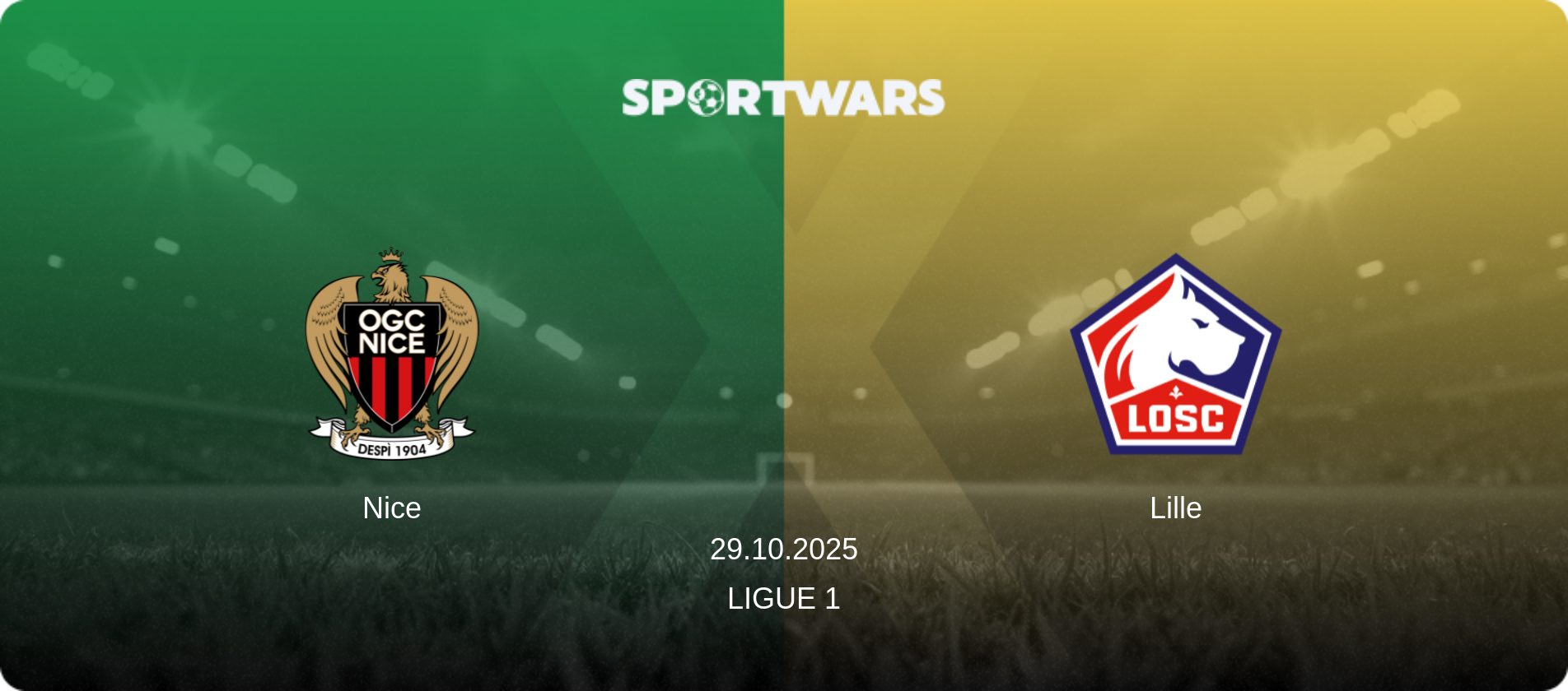 Nice — Lille, 29.10.2025 — Ligue 1 (match preview)