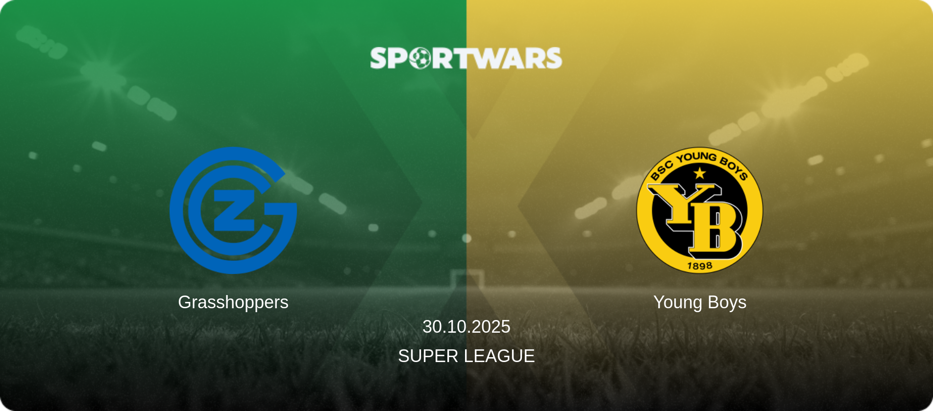 Grasshoppers — Young Boys, 30.10.2025 — Super League (match preview)