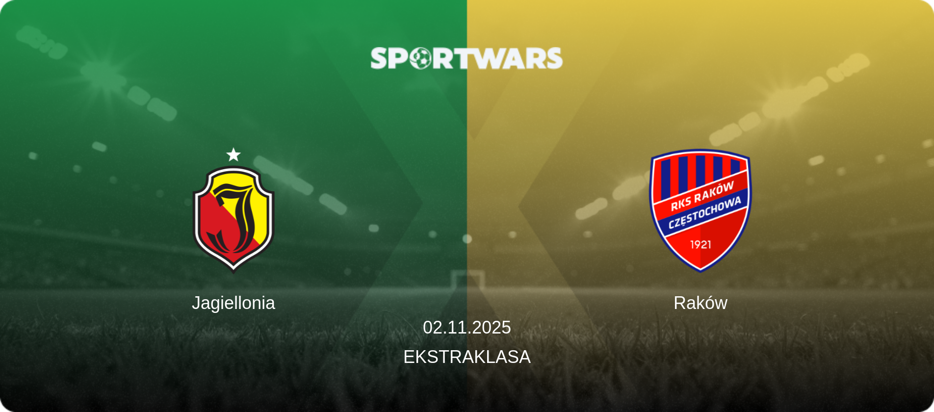 Jagiellonia — Raków, 02.11.2025 — Ekstraklasa (match preview)