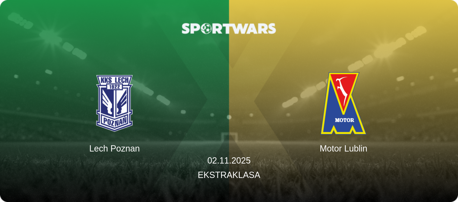 Lech Poznan — Motor Lublin, 02.11.2025 — Ekstraklasa (match preview)