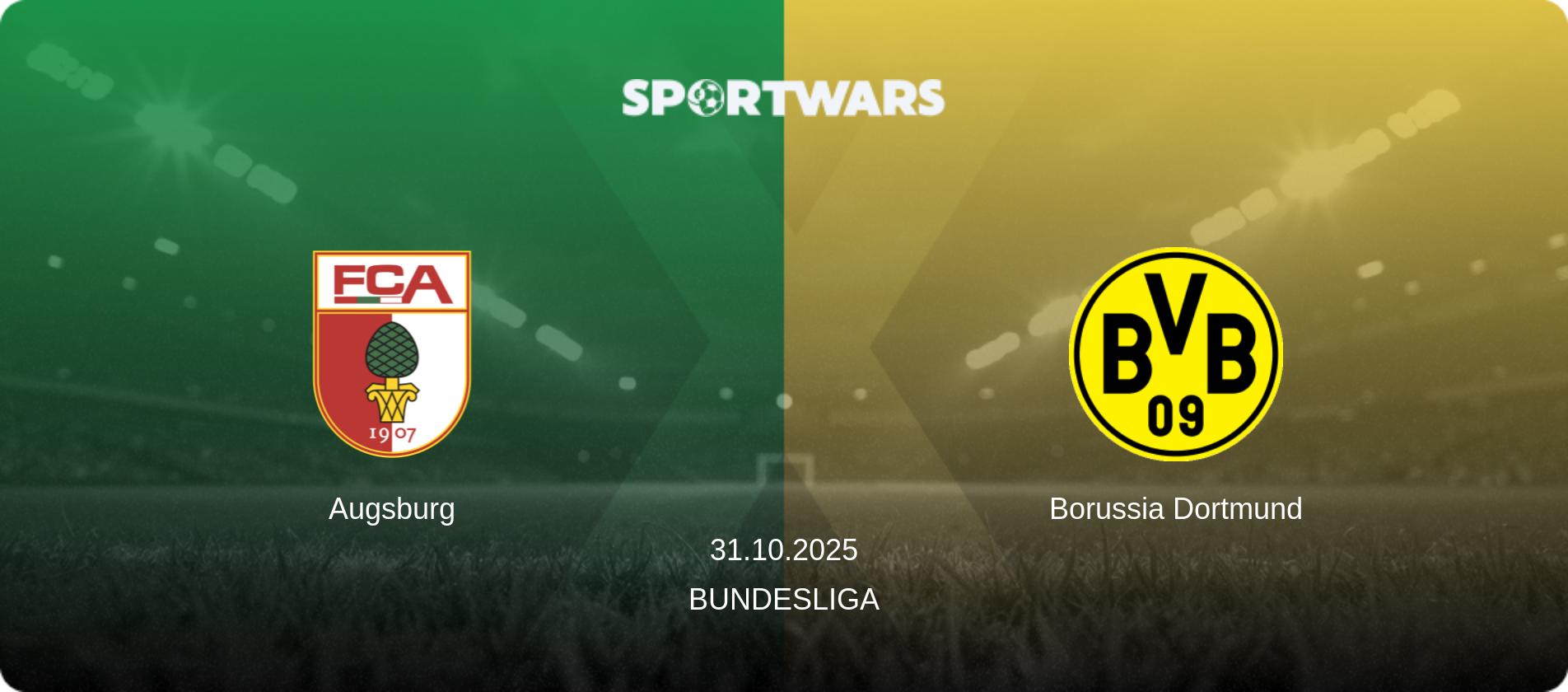 Augsburg — Borussia Dortmund, 31.10.2025 — Bundesliga (match preview)